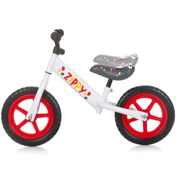 Bicicleta pentru copii Chipolino Zippy Red fara pedale, scaun reglabil, manere antiderapante, greutate suportata 25 kg, varsta 3 ani+ Bicicleta pentru copii Chipolino Zippy Red fara pedale, scaun reglabil, manere antiderapante, greutate suportata 25 kg, varsta 3 ani+