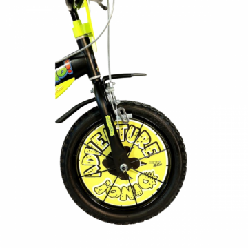 Bicicleta pentru copii Dino Bikes Dinosaur, roti 14 inch, inaltime utilizator 95-115 cm Bicicleta pentru copii Dino Bikes Dinosaur, roti 14 inch, inaltime utilizator 95-115 cm