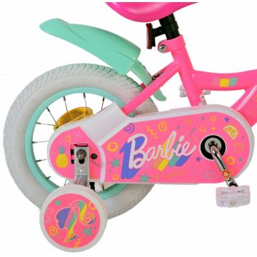 Bicicleta pentru copii EL Barbie 12 inch, frana de mana pe roata fata, scaun si ghidon reglabil, spite metalice, roti gonflabile, stopuri reflectorizante Bicicleta pentru copii EL Barbie 12 inch, frana de mana pe roata fata, scaun si ghidon reglabil, spite metalice, roti gonflabile, stopuri reflectorizante