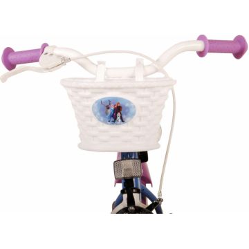 Bicicleta pentru copii EL Disney Frozen 12 inch CB, frana de mana pe roata fata, scaun si ghidon reglabil, spite metalice, roti gonflabile, stopuri reflectorizante Bicicleta pentru copii EL Disney Frozen 12 inch CB, frana de mana pe roata fata, scaun si ghidon reglabil, spite metalice, roti gonflabile, stopuri reflectorizante