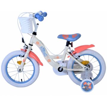 Bicicleta pentru copii EL Disney Stitch 14 inch, frana de mana pe ambele roti, scaun si ghidon reglabil, spite metalice, roti gonflabile, stopuri reflectorizante Bicicleta pentru copii EL Disney Stitch 14 inch, frana de mana pe ambele roti, scaun si ghidon reglabil, spite metalice, roti gonflabile, stopuri reflectorizante