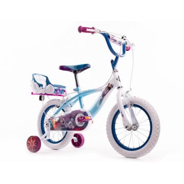 Bicicleta pentru copii Huffy Frozen 14 inch cu roti ajutatoare si cosulet Bicicleta pentru copii Huffy Frozen 14 inch cu roti ajutatoare si cosulet
