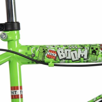 Bicicleta pentru copii Huffy Minecraft Green 16 inch cu roti ajutatoare luminoase Bicicleta pentru copii Huffy Minecraft Green 16 inch cu roti ajutatoare luminoase