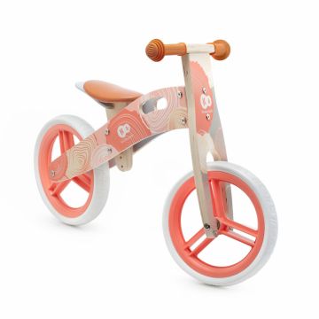 Bicicleta pentru copii Kinderkraft Runner Coral din lemn, roti 12 inch din spuma EVA, greutate admisa 35 kg Bicicleta pentru copii Kinderkraft Runner Coral din lemn, roti 12 inch din spuma EVA, greutate admisa 35 kg