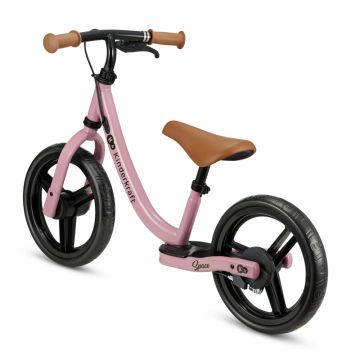 Bicicleta pentru copii Kinderkraft Space Dark Pink fara pedale, cu suport picioare, frana de mana, greutate admisa 35 kg Bicicleta pentru copii Kinderkraft Space Dark Pink fara pedale, cu suport picioare, frana de mana, greutate admisa 35 kg