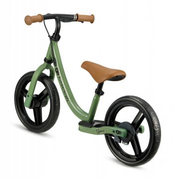 Bicicleta pentru copii Kinderkraft Space Light Green fara pedale, cu suport picioare, frana de mana, greutate admisa 35 kg Bicicleta pentru copii Kinderkraft Space Light Green fara pedale, cu suport picioare, frana de mana, greutate admisa 35 kg