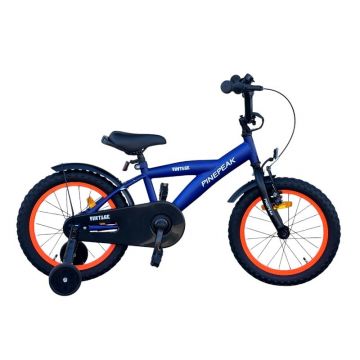 Bicicleta pentru copii Procart AlbastruPortocaliu 16 inch, roti ajutatoare, cadru otel 23 cm, ghidon reglabil, frane fata v-brake Bicicleta pentru copii Procart AlbastruPortocaliu 16 inch, roti ajutatoare, cadru otel 23 cm, ghidon reglabil, frane fata v-brake