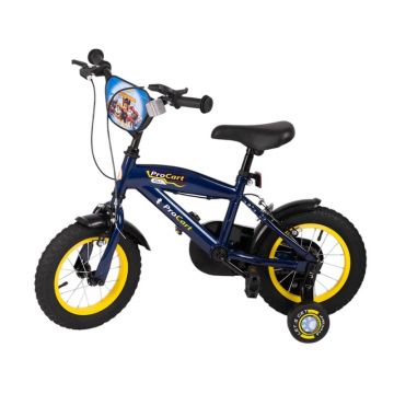 Bicicleta pentru copii Procart Paw Patrol 14 inch, roti ajutatoare, far si stop, cadru otel, inaltime reglabila, v-brake, scut frontal Bicicleta pentru copii Procart Paw Patrol 14 inch, roti ajutatoare, far si stop, cadru otel, inaltime reglabila, v-brake, scut frontal