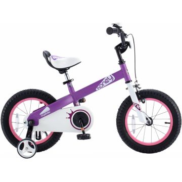 Bicicleta pentru copii Royal Baby Honey Children Mov 14 inch, Frana fata C-Brake, Frana spate Torpedo, Roti Ajutatoare, varsta 3-5 ani Bicicleta pentru copii Royal Baby Honey Children Mov 14 inch, Frana fata C-Brake, Frana spate Torpedo, Roti Ajutatoare, varsta 3-5 ani