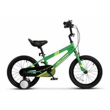 Bicicleta pentru copii Velors V1603B VerdeNegru, roti 16 inch, inaltime utilizator 100-115 cm, greutate suportata 60 kg Bicicleta pentru copii Velors V1603B VerdeNegru, roti 16 inch, inaltime utilizator 100-115 cm, greutate suportata 60 kg
