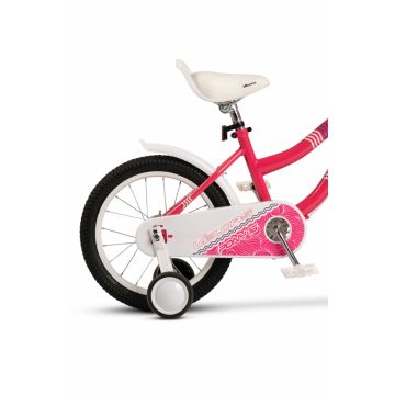 Bicicleta pentru copii Velors V1604B Fucsia 16 inch cu roti ajutatoare, cosulet, cadru din otel, varsta 4-6 ani Bicicleta pentru copii Velors V1604B Fucsia 16 inch cu roti ajutatoare, cosulet, cadru din otel, varsta 4-6 ani