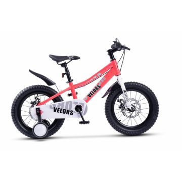 Bicicleta pentru copii Velors V16345A Roz, roti 16 inch, 4-6 ani, greutate suportata 50 kg, inaltime utilizator 100-115 cm Bicicleta pentru copii Velors V16345A Roz, roti 16 inch, 4-6 ani, greutate suportata 50 kg, inaltime utilizator 100-115 cm