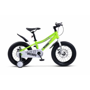 Bicicleta pentru copii Velors V16345A Verde, roti 16 inch, 4-6 ani, greutate suportata 50 kg, inaltime utilizator 100-115 cm Bicicleta pentru copii Velors V16345A Verde, roti 16 inch, 4-6 ani, greutate suportata 50 kg, inaltime utilizator 100-115 cm