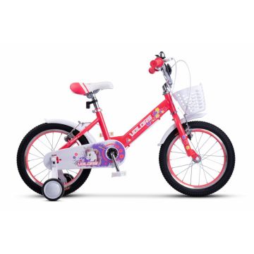 Bicicleta pentru copii Velors V1802A Roz, roti 18 inch, varsta 5-7 ani, inaltime utilizator 110-125 cm, greutate suportata 80 kg Bicicleta pentru copii Velors V1802A Roz, roti 18 inch, varsta 5-7 ani, inaltime utilizator 110-125 cm, greutate suportata 80 kg