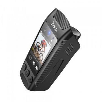 Camera Bicicleta HOCO DV104, 4K, Afisaj 2inch (Negru)