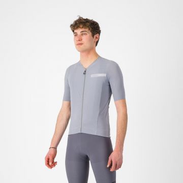 Castelli - tricou ciclism maneca scurta tailored fit - Premio Evo Jersey - gri Castelli - tricou ciclism maneca scurta tailored fit - Premio Evo Jersey - gri