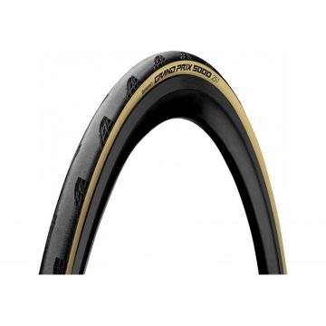 Continental - anvelopa bicicleta sosea Grand Prix 5000, pliabila, 700x25C - 25-622 - negru crem