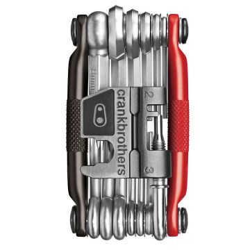 Crank Brothers - set scule Bicicleta multitool M19 - negru rosu