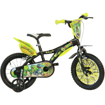 DINO BIKES Bicicleta copii 16'' Aventurile dinozaurului