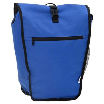vidaXL Geantă de bicicletă albastru 34 x 16 x 59 cm Poliester