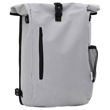 vidaXL Geantă de bicicletă Gri 31 x 13 x 58 cm Poliester