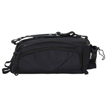 vidaXL Geantă de bicicletă Negru 38 x 21 x 16 cm Poliester