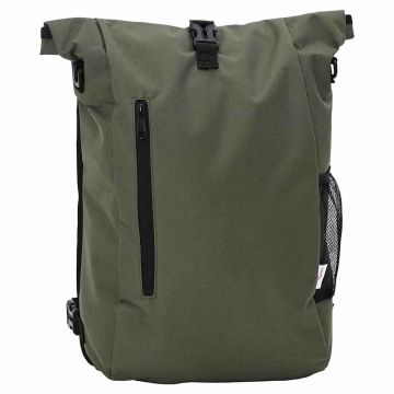 vidaXL Geantă de bicicletă Olivengrønn 31 x 13 x 58 cm Poliester
