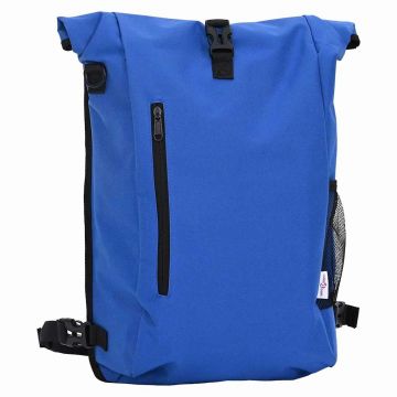 vidaXL Geantă de bicicletă albastru 31 x 13 x 58 cm Poliester