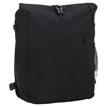 vidaXL Geantă de bicicletă Negru 33 x 16 x 48 cm Poliester