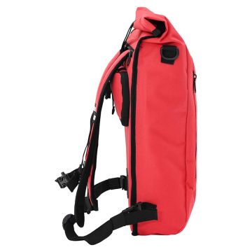 vidaXL Geantă de bicicletă Roșu 31 x 13 x 58 cm Poliester