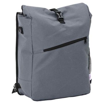 vidaXL Geantă de bicicletă Gri 33 x 16 x 48 cm Poliester