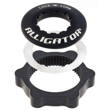 Adaptor Disc IS6   Center Lock Standard Negru Adaptor Disc IS6   Center Lock Standard Negru