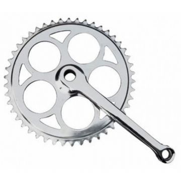 Angrenaj Pedalier 1 Foaie Rotund 46T  Brat 170 Angrenaj Pedalier 1 Foaie Rotund 46T  Brat 170