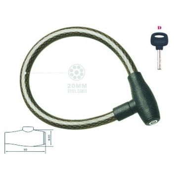 Antifurt Cheie 20mm x 120cm Negru Antifurt Cheie 20mm x 120cm Negru