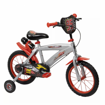 Bicicleta copii Huffy Cars 16 inch, cu roti ajutatoare si sticluta de apa cu suport, frana de mana pe ambele roti, scaun si ghidon reglabile, scut frontal, anvelope cu profil gros Bicicleta copii Huffy Cars 16 inch, cu roti ajutatoare si sticluta de apa cu suport, frana de mana pe ambele roti, scaun si ghidon reglabile, scut frontal, anvelope cu profil gros