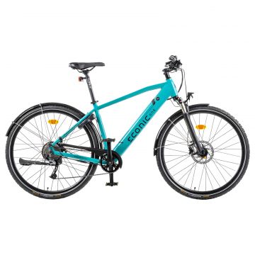 Bicicleta Electrica Econic One Smart Urban - 28 Inch, M, Turcoaz, Reambalat Bicicleta Electrica Econic One Smart Urban - 28 Inch, M, Turcoaz, Reambalat