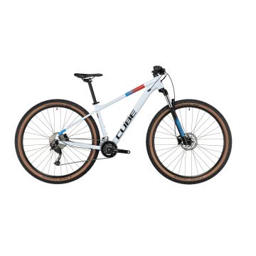 Bicicleta Mtb Cube AIM SLX 2023 - 29 Inch, M, Alb, Reambalat Bicicleta Mtb Cube AIM SLX 2023 - 29 Inch, M, Alb, Reambalat