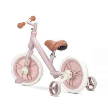 Bicicleta pentru copii Lorelli Energy Pink de tranzitie 2 in 1 cu pedale si roti auxiliare 2-5 ani Bicicleta pentru copii Lorelli Energy Pink de tranzitie 2 in 1 cu pedale si roti auxiliare 2-5 ani