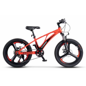 Bicicleta pentru copii MTB Carpat C20343A RosuNegru, roti 20 inch, cadru magneziu, frane disc, 7 viteze Bicicleta pentru copii MTB Carpat C20343A RosuNegru, roti 20 inch, cadru magneziu, frane disc, 7 viteze