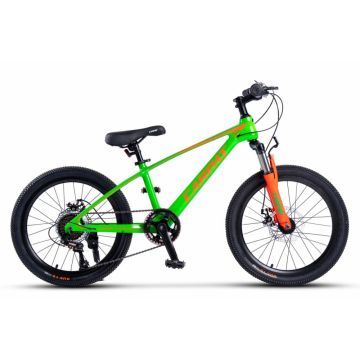 Bicicleta pentru copii MTB Carpat Hiro C20342A VerdePortocaliu, roti 20 inch, inaltime utilizator 120-155 cm, greutate suportata 80 kg Bicicleta pentru copii MTB Carpat Hiro C20342A VerdePortocaliu, roti 20 inch, inaltime utilizator 120-155 cm, greutate suportata 80 kg