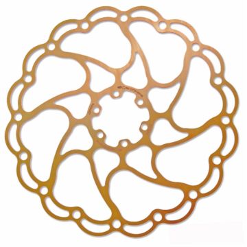 Disc Frana Alligator Aries Otel 160mm IS6 80gr Auriu Disc Frana Alligator Aries Otel 160mm IS6 80gr Auriu