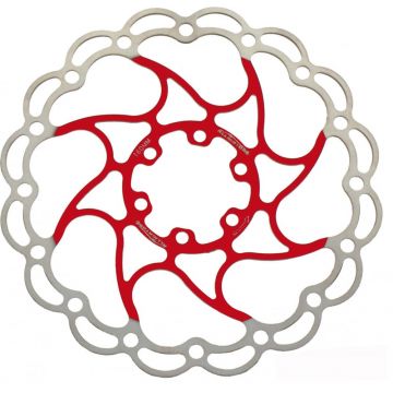 Disc Frana Alligator Aries Otel 160mm IS6 80gr Rosu Disc Frana Alligator Aries Otel 160mm IS6 80gr Rosu