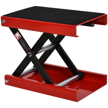 Durhand Suport Ridicare Motociclete Scissor Lift Oțel Platformă Cauciucată Roșu | Aosom Romania Durhand Suport Ridicare Motociclete Scissor Lift Oțel Platformă Cauciucată Roșu | Aosom Romania