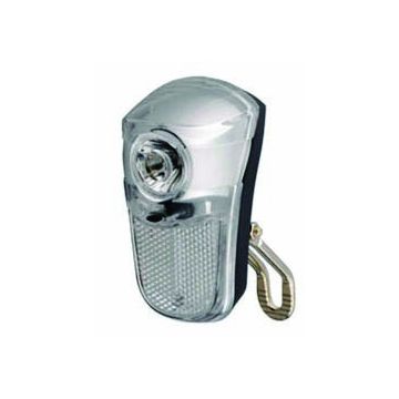 Far Lanterna City 2 Led-uri 2 Functii Argintiu Negru Far Lanterna City 2 Led-uri 2 Functii Argintiu Negru