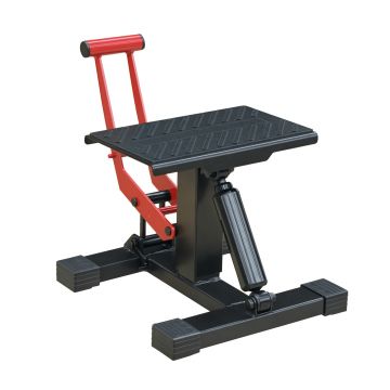 HOMCOM Cric de Ridicare pentru Motociclete, Capacitate 150kg, Înălțime Reglabilă, din Oțel Zincat și Cauciuc, cu Manivelă | Aosom Romania HOMCOM Cric de Ridicare pentru Motociclete, Capacitate 150kg, Înălțime Reglabilă, din Oțel Zincat și Cauciuc, cu Manivelă | Aosom Romania