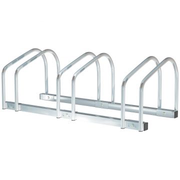 HOMCOM Suport Parcare Biciclete din Oțel, Organizare Eficientă, 70.5x33x27cm, Argintiu | Aosom Romania HOMCOM Suport Parcare Biciclete din Oțel, Organizare Eficientă, 70.5x33x27cm, Argintiu | Aosom Romania