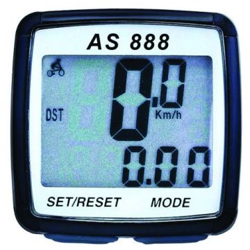 Kilometraj Digital AS 888 8 Functii Cu Fir Negru Alb Kilometraj Digital AS 888 8 Functii Cu Fir Negru Alb