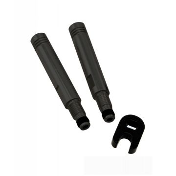 Kit Extensie valva 30mm Presta 2Buc Alu Negru Kit Extensie valva 30mm Presta 2Buc Alu Negru