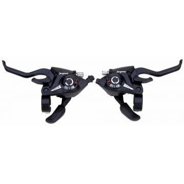 Manete Schimbator + Maneta Frana Fast Shift, schimbare indexata, 9 viteze Manete Schimbator + Maneta Frana Fast Shift, schimbare indexata, 9 viteze