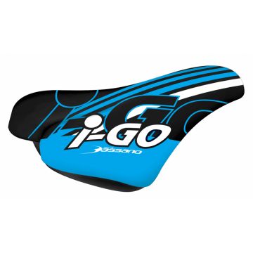 Sa Selle Bassano I-GO, 250x155mm, culoare negru albastru Sa Selle Bassano I-GO, 250x155mm, culoare negru albastru
